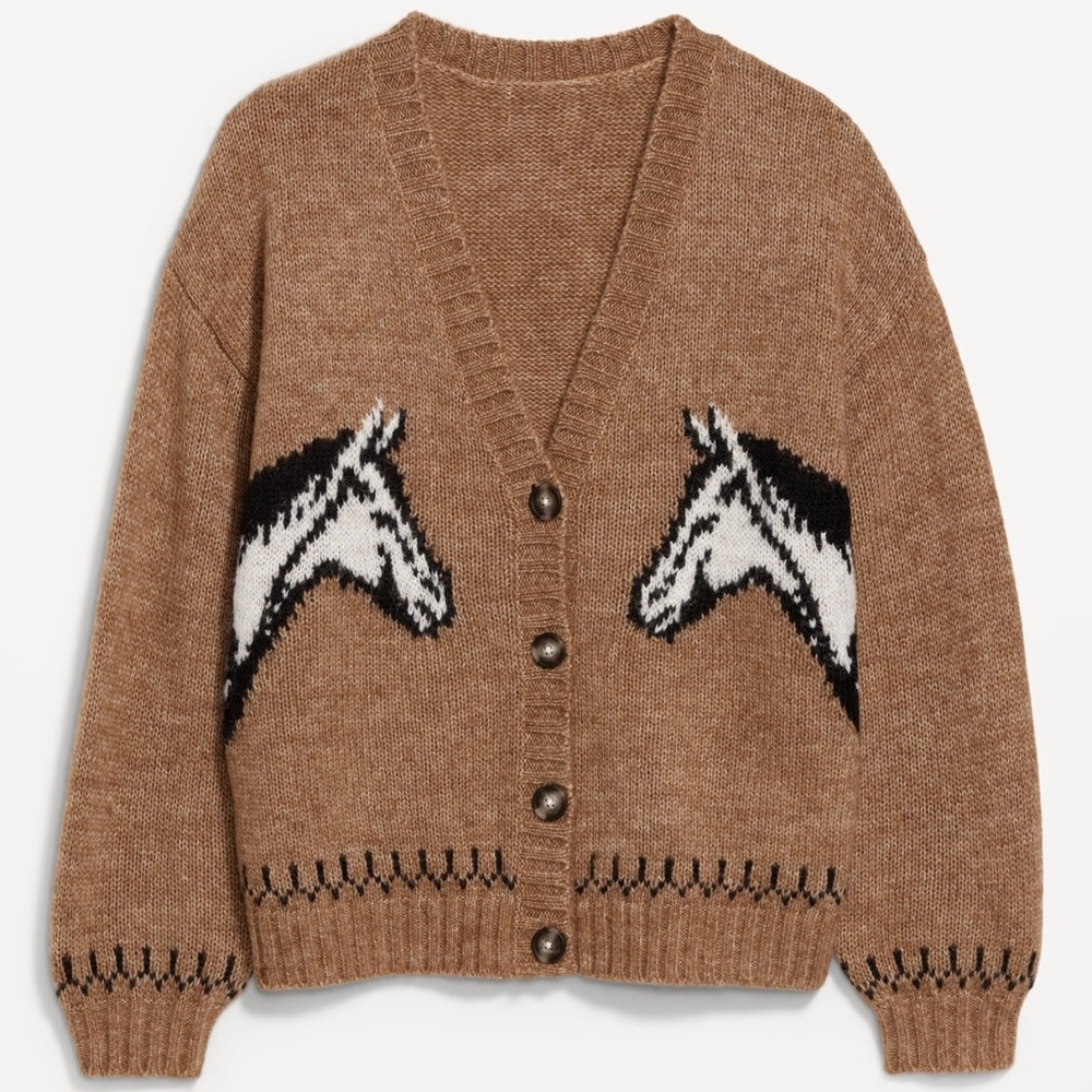 NWT SOLD OUT horse wool blend cardigan - Picture 4 of 11